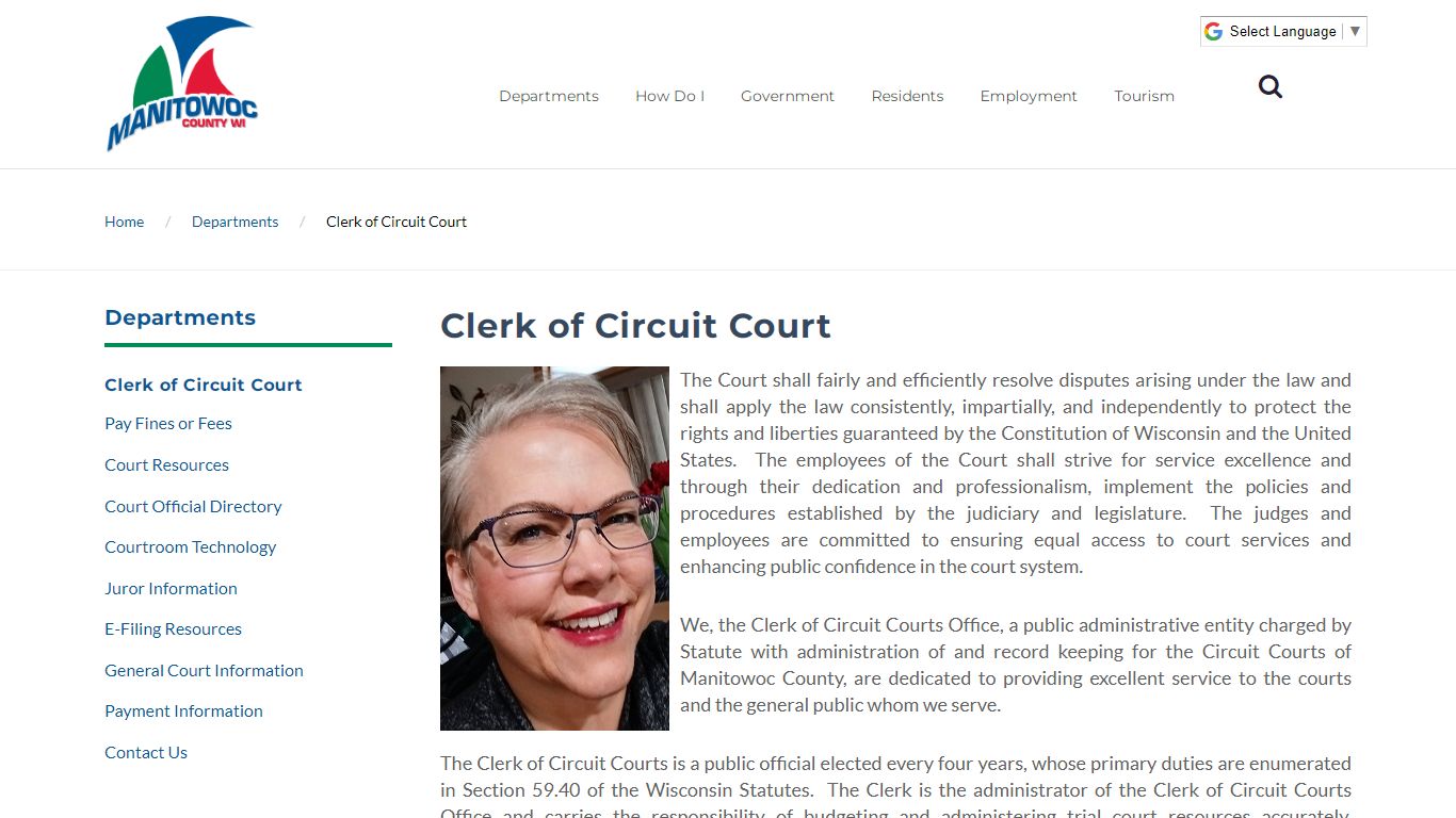 Manitowoc County - Clerk of Circuit Court